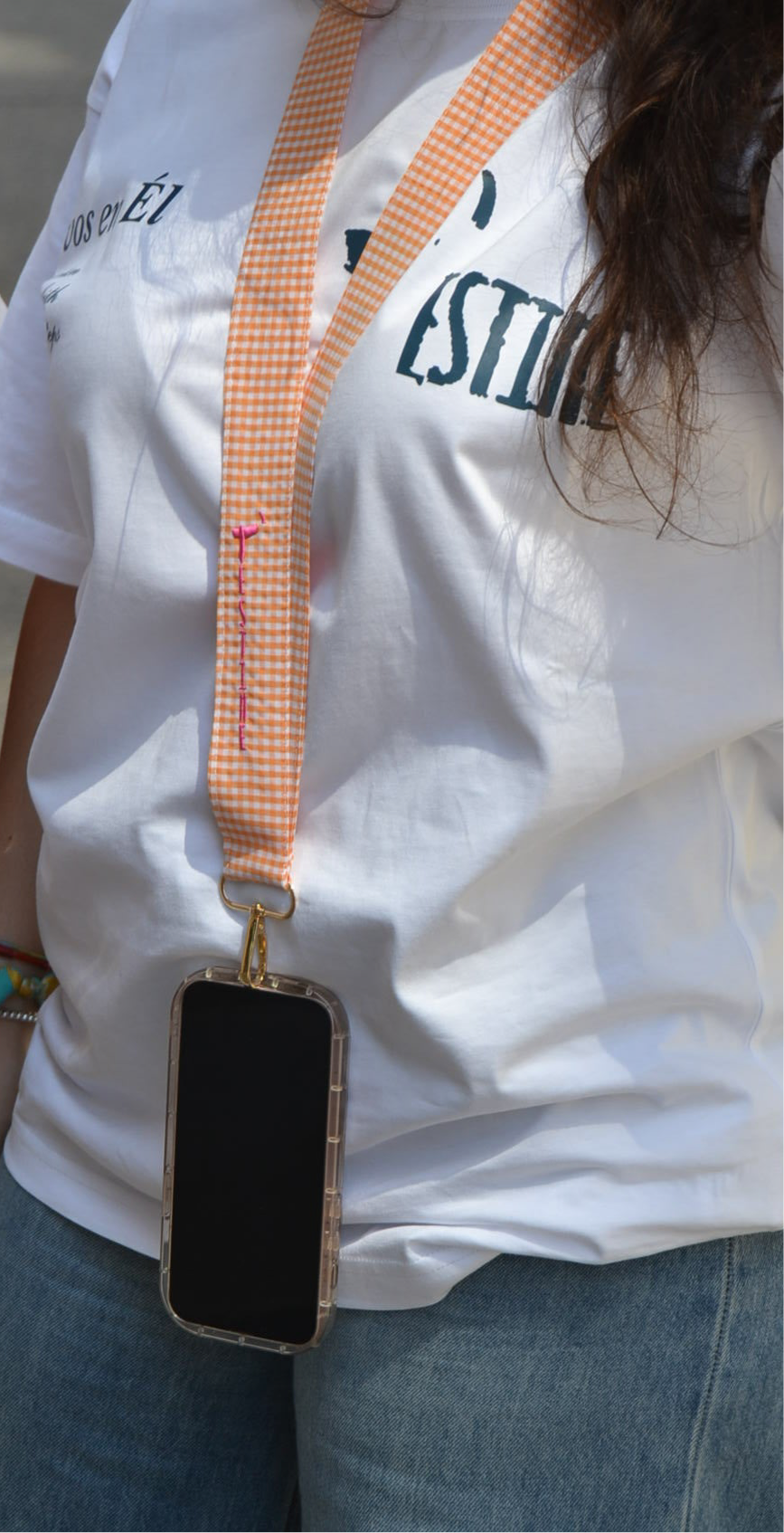 CINTA PARA MÓVIL NARANJA