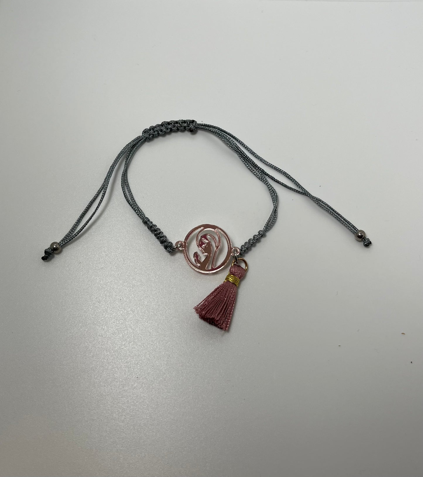 Pulsera Virgen rosa