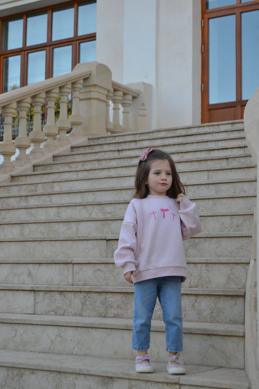 Sudadera Rosa Niño