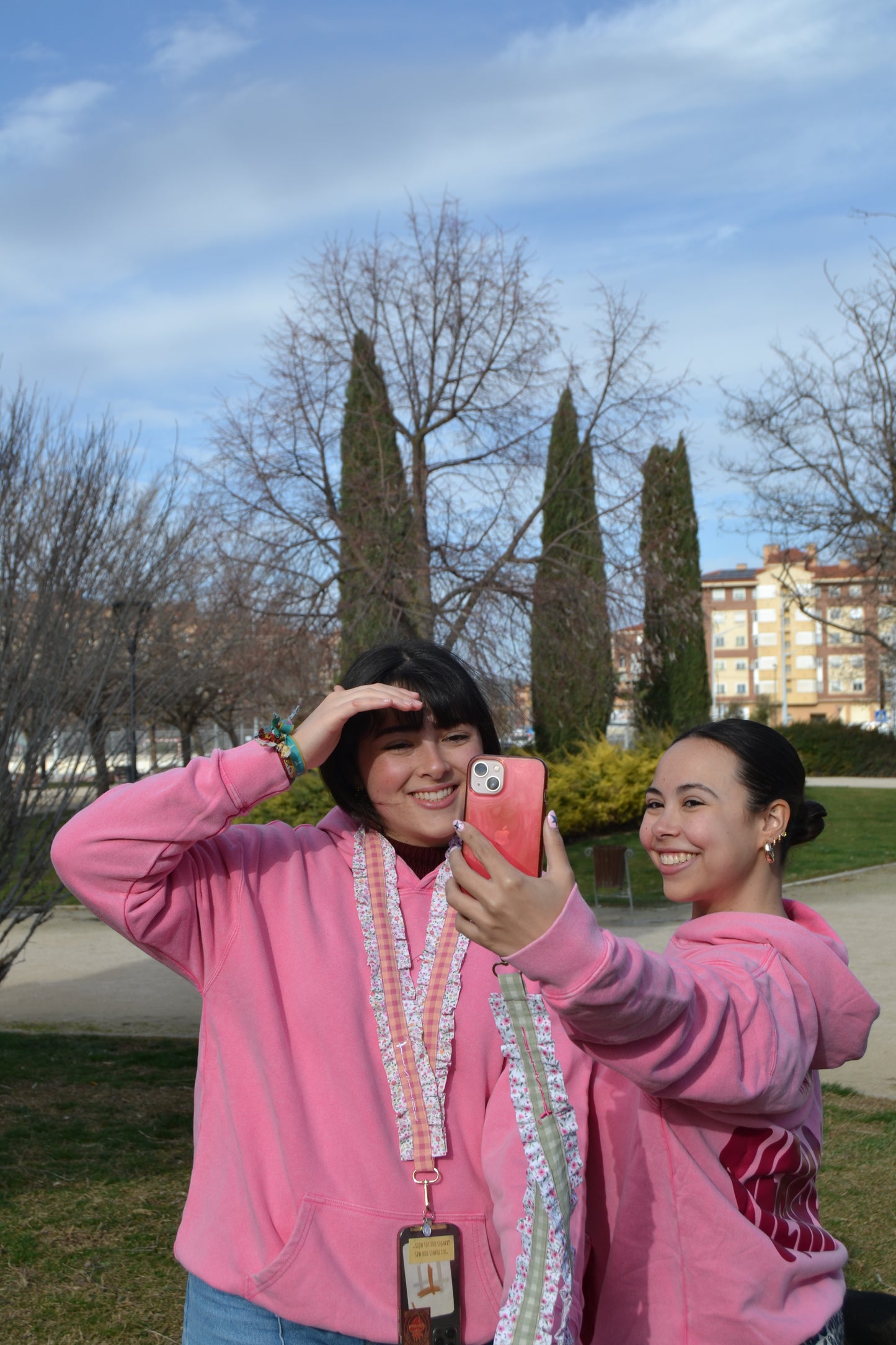 Cuelga móvil volantes verde