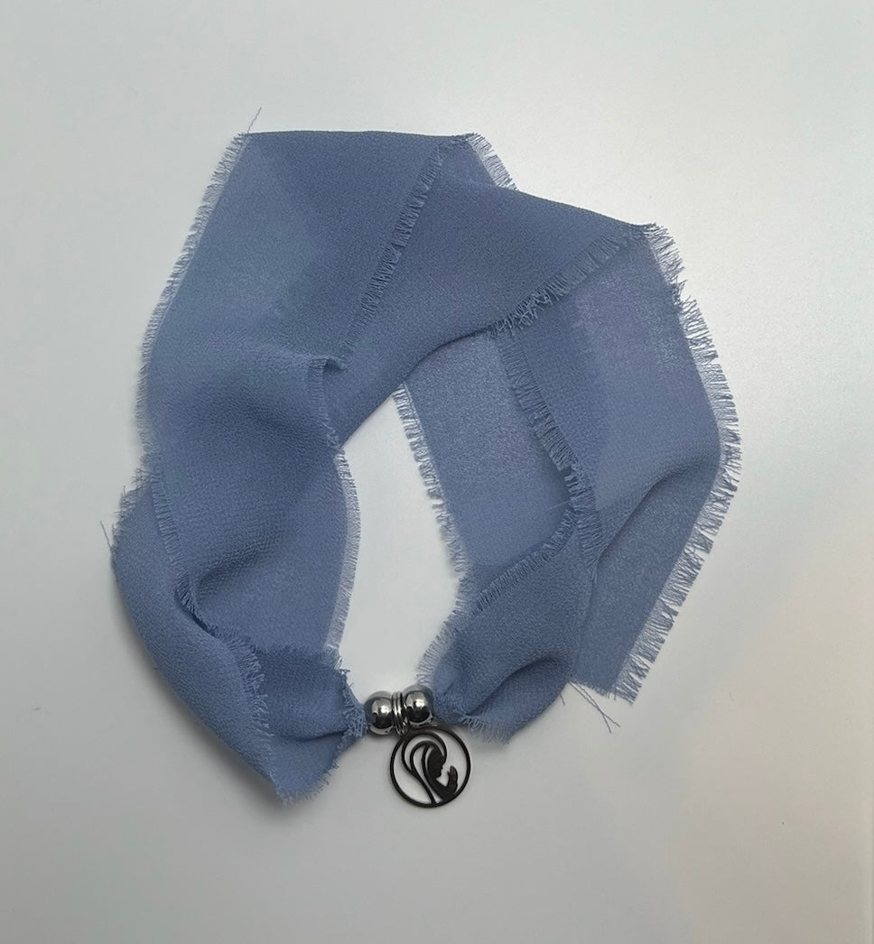 Pulsera/Choker azul noche