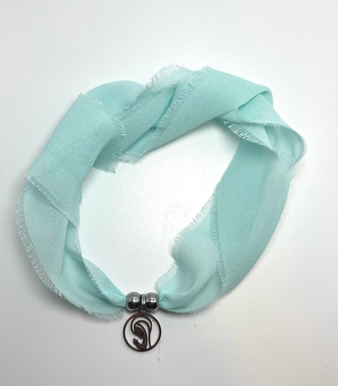 Pulsera/Choker azul turquesa