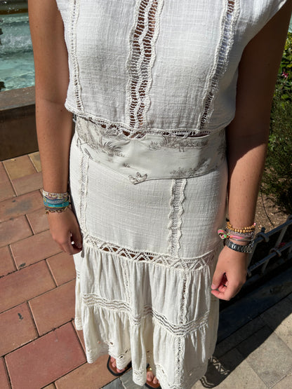 Fajín reversible granate y blanco