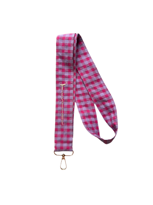 CINTA PARA MÓVIL ROSA Y MORADA