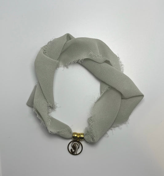 Pulsera/Choker verde oliva