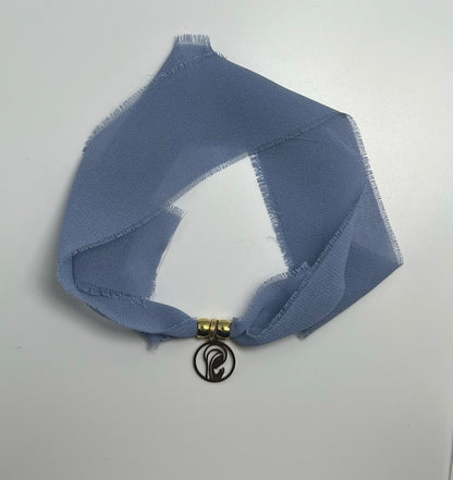 Pulsera/Choker azul noche