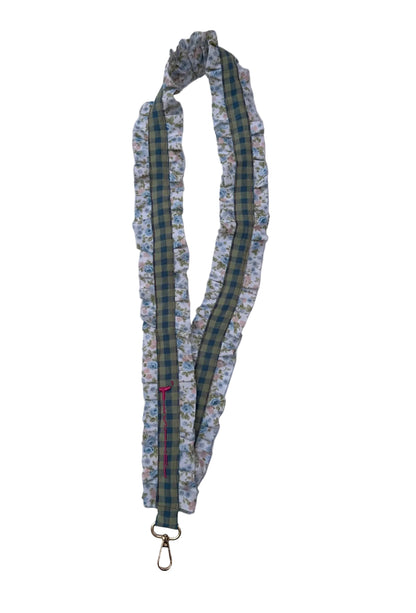 Cuelga móvil volantes azul